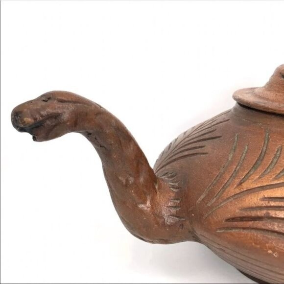 Handmade Yixing Zisha Clay Teapot Snake Spout - Picture 2 of 12